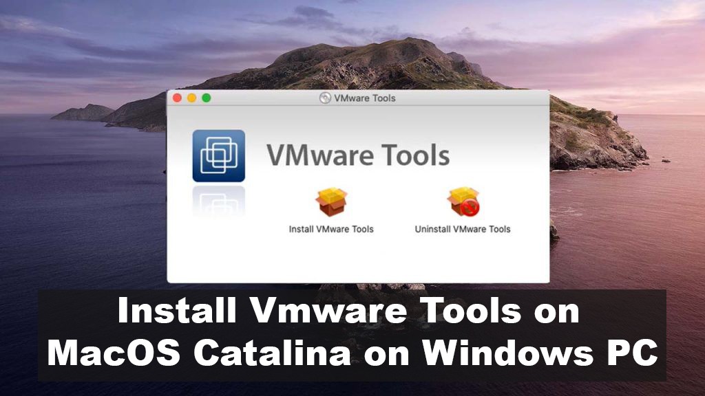 start and stop windows from vmware tools for mac